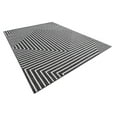 thumbnail image 6 of Unique Loom Outdoor Modern Collection Area Rug - Achromatic (6' 1" x 9' Rectangle Black and White), 6 of 10
