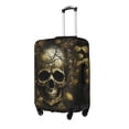 thumbnail image 2 of Picia Vintage Gold Leaf Skull Luggage Protector Cover Thicken Suitcase Protector Cover Fit 18-32 Inch Luggage-X-Large, 2 of 9