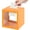 Orange, variant on Card Box with Clear Window Thickened Wedding Box for Wedding Reception Birthday Anniversaries Engagements Shower Graduation Party Decorations