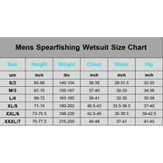 SPEARFISHING WORLD Blue Camo Two-Piece Wetsuit with Loading Chest Pad, Knee Protection, Anatomical Design for Freediving, Snorkeling, Swimming, Watersports