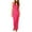 Hot pink, variant on Casual Dresses for Women,2024 New Women's Solid Stretch Slim Fit Sheath Long Dress with Pockets,Maxi Dresses,Summer Dresses 2024,Beach Dress, Navy 2XL