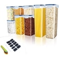 thumbnail image 1 of Contenedores de Alimentos Premium, sin BPA, Apilables, juego de 8 Recipientes Herméticos para Almacenar, Adecuados para Cocina, Refrigerador, Gabinete, 1 of 4