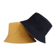 thumbnail image 3 of Candy Color Foldable Bucket Hat Women's Casual Outdoor Summer Sun Shade Breathable Fisherman Cap for Vacation by Gbobgt Light yellow One Size, 3 of 5