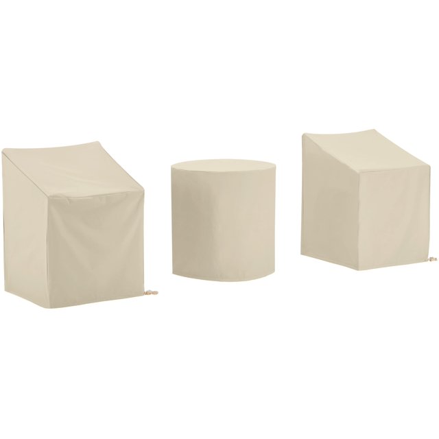 Juego de fundas para muebles Crosley Patio, impermeables, color canela, 3 piezas