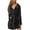 Black, variant on Mrasaso Womens Fuzzy Robe Mid Length Bathrobe Belted Soft Bath Robes Plush Kimono Robe with Pockets Fall Winter Spa Robes on Clearance