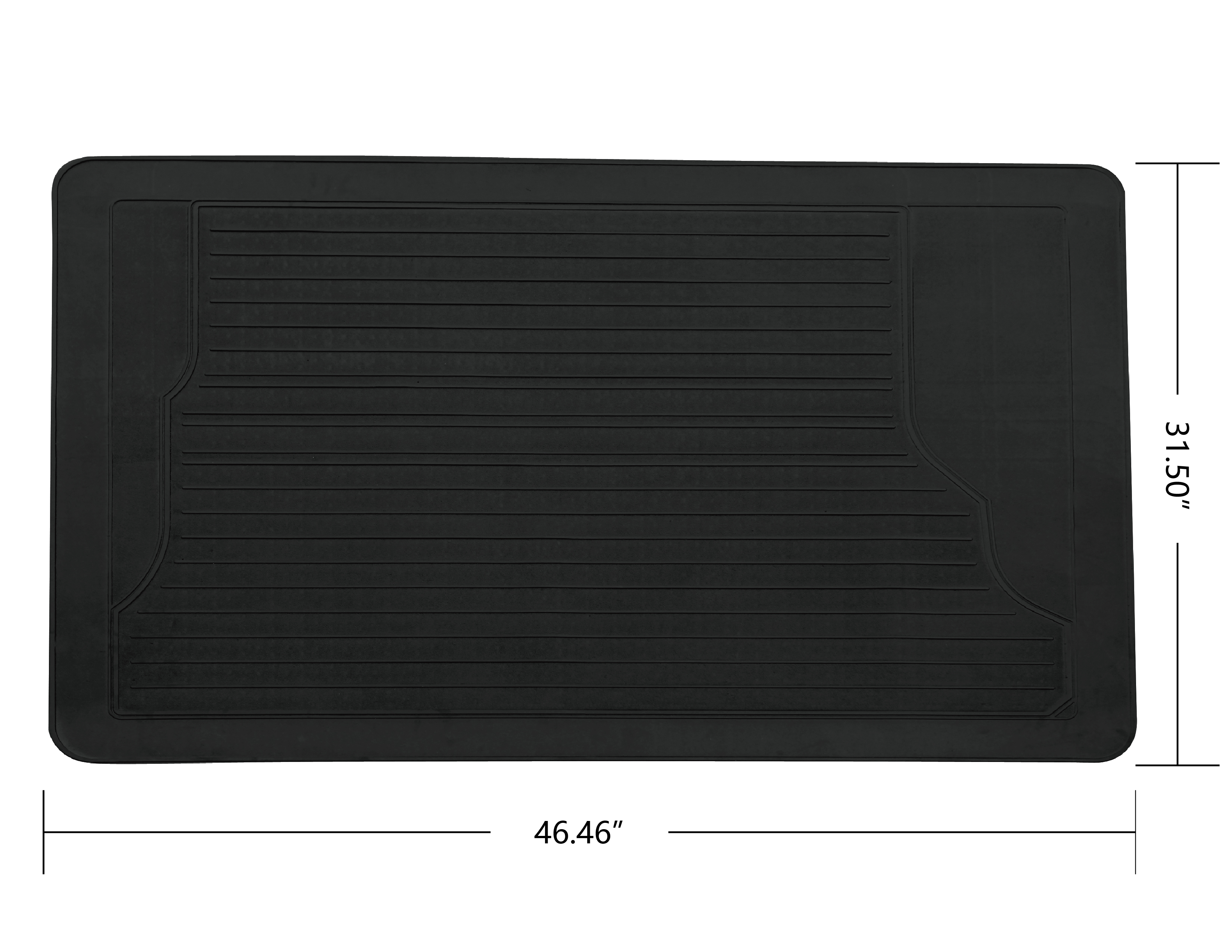 Auto Drive Universal Cargo Mat, Black, Trim-to-Fit photo 8