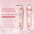 thumbnail image 5 of 2026 Silk Glide Epilator Hair Removal at Home - 2 in 1 Electric Shaver for Women, Wet & Dry, Gentle on Skin, Portable Design, Digital Display, Multifunctional Use, Female Body Hair Makeup Organizers, 5 of 8