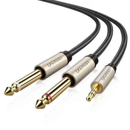 Ugreen 3 5mm To Dual 1 4 Inch Cable 1 8 Quot Trs To 2 6 35mm Ts Mono Y Splitter Male To Male Nylon Braided Audio Cord 3ft Walmart Canada Ugreen 3 5mm To Dual 1 4 Inch Cable 1 8 Quot Trs To 2 6 35mm Ts Mono Y Splitter Male To Male Nylon Braided Audio Cord 3ft Walmart Canada