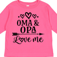 thumbnail image 4 of Inktastic My Oma Opa Love Me Grandkids Boys or Girls Long Sleeve Toddler T-Shirt, 4 of 5