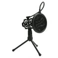 thumbnail image 3 of Haofy Microphone Support de Bureau Réglable Trépied Support de Micro Filtre à Vent, 3 of 8