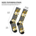 thumbnail image 4 of Pofeuu Bee Kind Print Compression Socks for Women & Men Circulation - Best Support for Nurses,Running,Athletic,Sports, 4 of 7