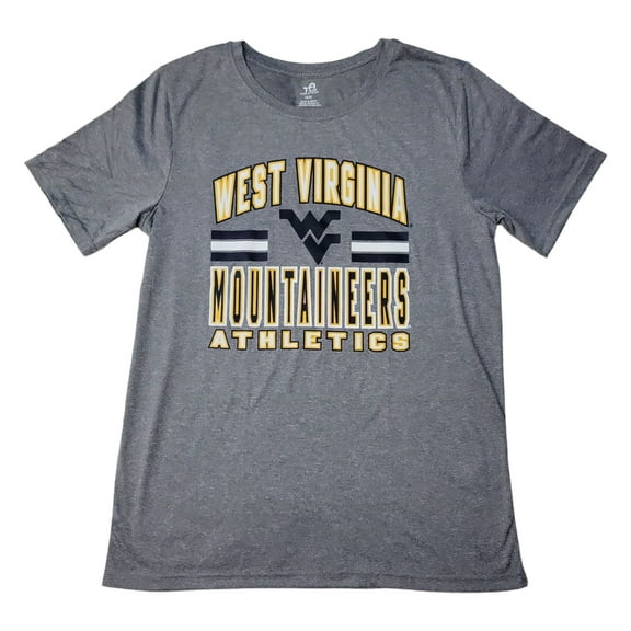Team Athletics Unisex NCAA Short Sleeve Classic Fit Crew Neck Tee (Boys-WV Mountaineers, (10/12))