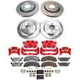 thumbnail image 2 of PowerStop Front and Rear Z36 Truck & Tow Brake Pad and Rotor Kit with Red Powder Coated Calipers Fits: FORD Select Models KC8026-36, 2 of 3