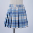 thumbnail image 2 of IEFIEL Kids Girls Schoolgirl Kilt Plaid A-Line Skirt Casual Outdoor Side Split Pleated Tartan Miniskirt School Wear, 2 of 7