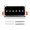 Chrome with Black-Neck(50mm), variant on LOOKSEVEN P94 Style Humbucker sized P90 Neck & Bridge Single Coil Pickup Ceramic 2 Colors- Chrome with Black-Neck(50mm)