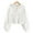 White, variant on TAIAOJING Girl's Oversized Sweatshirts Letter Print Hoodie Kids Hoodie Warm Loose Button Down Pullover Jacket Top Coat 5-6 Years