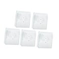 thumbnail image 4 of Organizador de cintas Washi de 5 piezas Organizador cosmético Visible PVC Multiuse PVC Bolsa de maquillaje Pegator de rollo para vacaciones en casa, 4 of 8