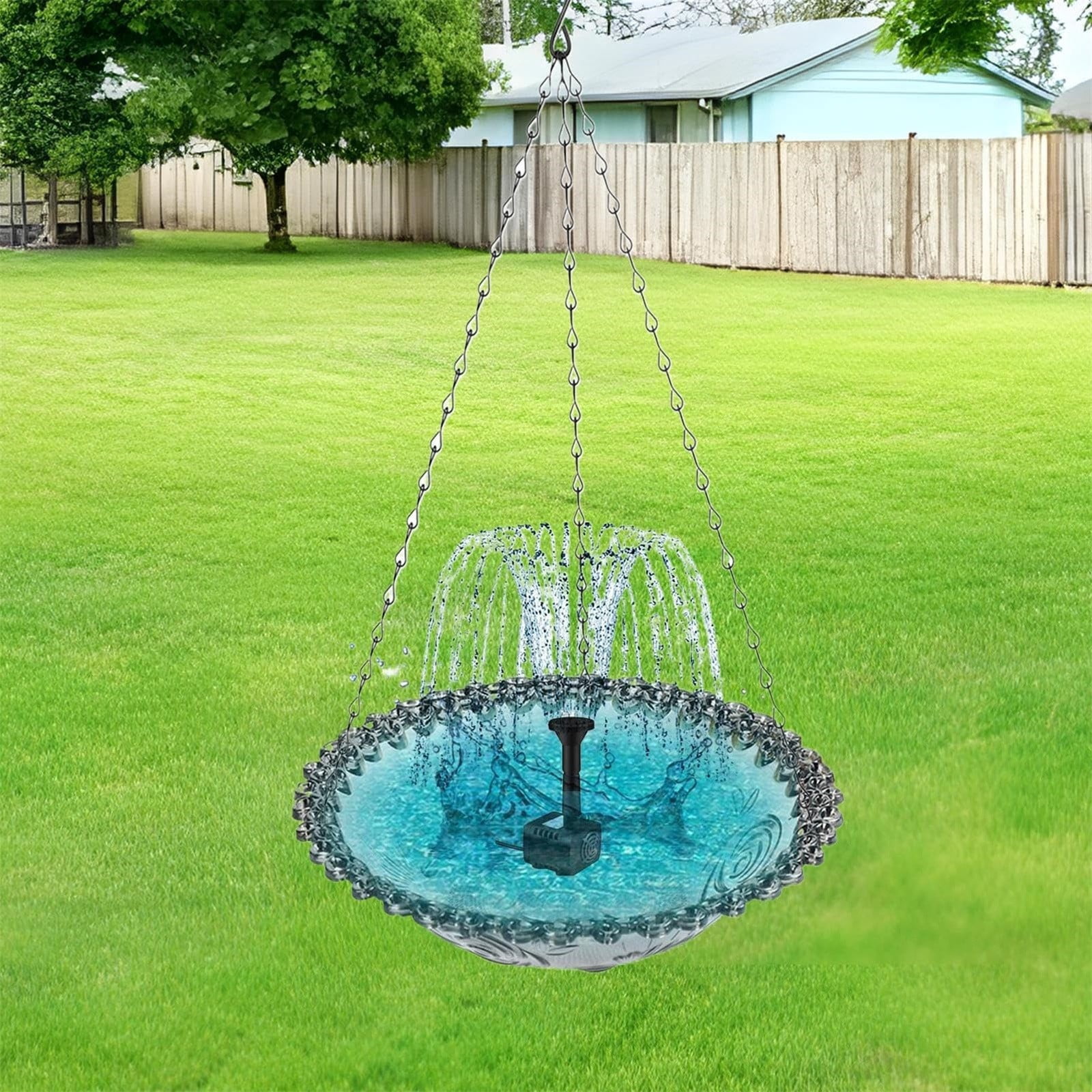 LLDYYDS Hummingbird Feeder and Bird Bath for Outdoors 2-in-1 for Small Birds - Hummingbird Bath Fountain