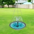 thumbnail image 4 of DFC Hummingbird Bath Outdoor Garden Hanging Hummingbird Feeder Hummingbird Bird Bath Solar Powered, 4 of 5
