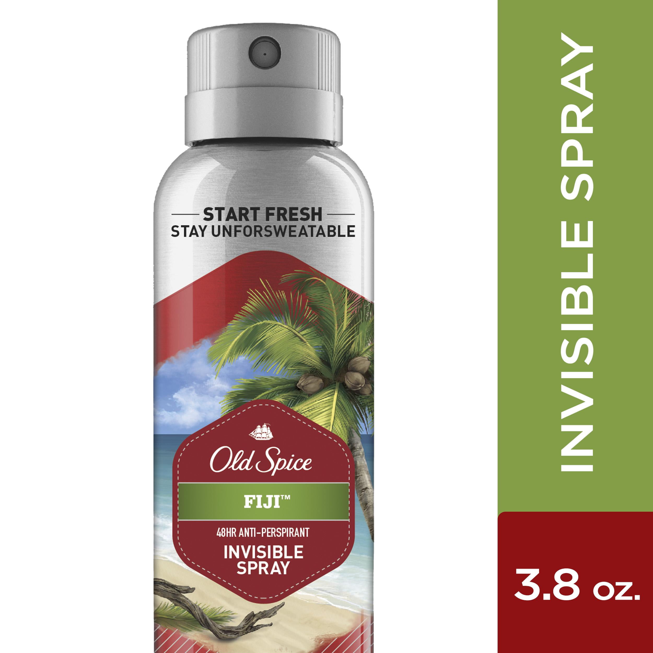 Old Spice Invisible Spray Antiperspirant Deodorant for Men, Fiji, 3.8 oz
