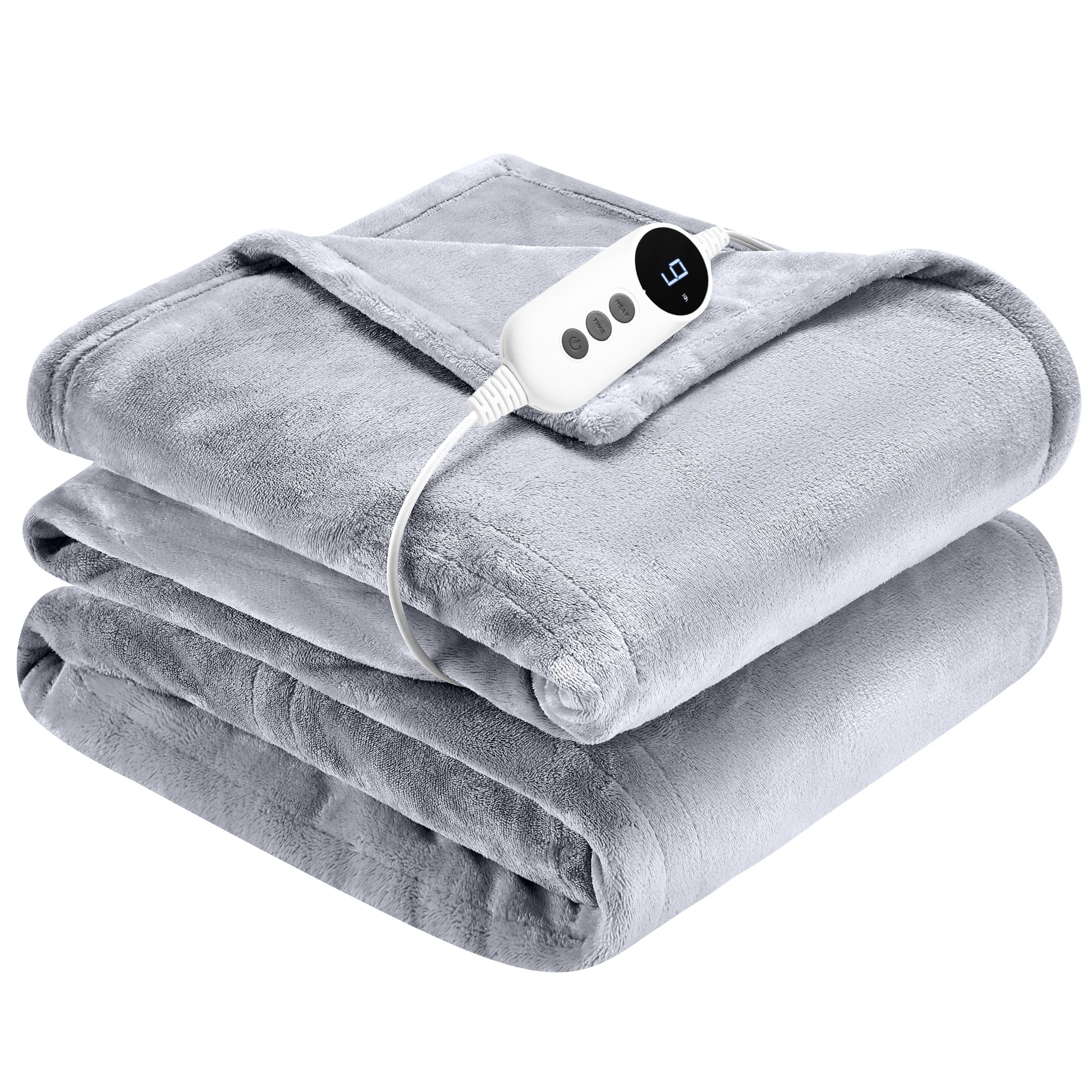 ZonLi 2-in-1 Heated Weighted Blanket, Weighted Heated Blanket for