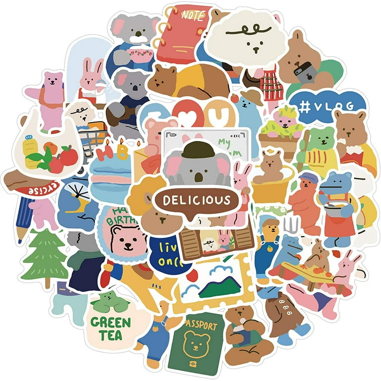 Korean Aesthetic Sticker Pack - Aesthetic - Sticker