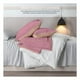 thumbnail image 2 of Funda de Edredón Duvet con Pompones y Fundas de Almohada Esquimal (Rosa - Durazno, Matrimonial), 2 of 7