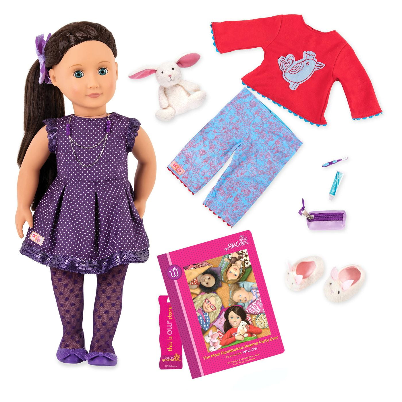 Our Generation Deluxe 18" Sleepover Doll Willow