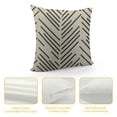 thumbnail image 4 of GOSMITH  Mudcloth Chevron Throw Pillow Cover Wave Line Art Zigzag Black and White Stripes Pillow Case Decorative Men Women Boy Girl Room Cushion Cover for Home Couch Bed, 4 of 5