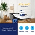 thumbnail image 3 of Allersoft| Sofa Sleeper Mattress Cover with Secure Locking Zipper. Creates a Natural Seal On all Sides of your Pull-Out Sofa Mattress from Liquids, Dust, Pet Dander, Pollen & More., 3 of 5