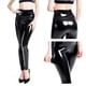 thumbnail image 2 of WILLBEST Pantalones Casuales de Mujer con Cintura Alta, Mallas Elásticas de Cuero Negro, Leggings de Moda, Una Adición Elegante a Tu Guardarropa. Extra Grande, 2 of 8