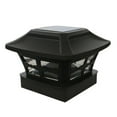thumbnail image 1 of Billuyoard Lámpara de cabeza de columna solar Sin cableado Luz de cerca solar Luz de tapa de poste impermeable con interruptor de tres engranajes para Iluminación y accesorios Billuyoard HA018871-00, 1 of 6