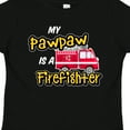 thumbnail image 4 of Inktastic My Pawpaw is a Firefighter with Fire Truck Boys or Girls Toddler T-Shirt, 4 of 5