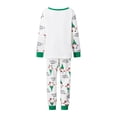 thumbnail image 6 of KelaJuan Christmas Family Pajamas Matching Set Santa Claus Print Long Sleeve Tops and Pants Sleepwear Soft Nightwear, 6 of 7