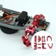 thumbnail image 4 of RC coche CNC mecanizado dirección s para 1: 10 RC orugas camión coche Hobby vehículo DIY modificación piezas de rojo Baoblaze rc nudillos de dirección, 4 of 7