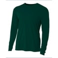 thumbnail image 2 of A4 Youth Cooling Performance Crew Long Sleeve T-Shirt, Forest, Large, 2 of 2