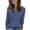 Dark Blue-#015, variant on Womens Square Neck Ribbed Sweater Long Sleeve Soild Color Shirts Fall Casual Basic Pullover Tunics,Camel L