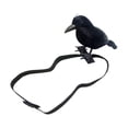 thumbnail image 1 of GUOOL Halloween Crow Realistic Decorative Fake Raven for Party Fancy Costumes Home Style D, 1 of 9