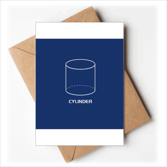 Mathematical Geometric Space Cylinder Greeting Cards You are Invited Invitations