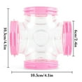 thumbnail image 3 of Plastic Hamster Tunnel Funny Breathable Mouse Tube Pipe Hamster External Pipe, 3 of 10