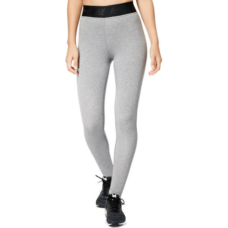 Nike Womens Fitness Yoga Athletic Leggings Gray L