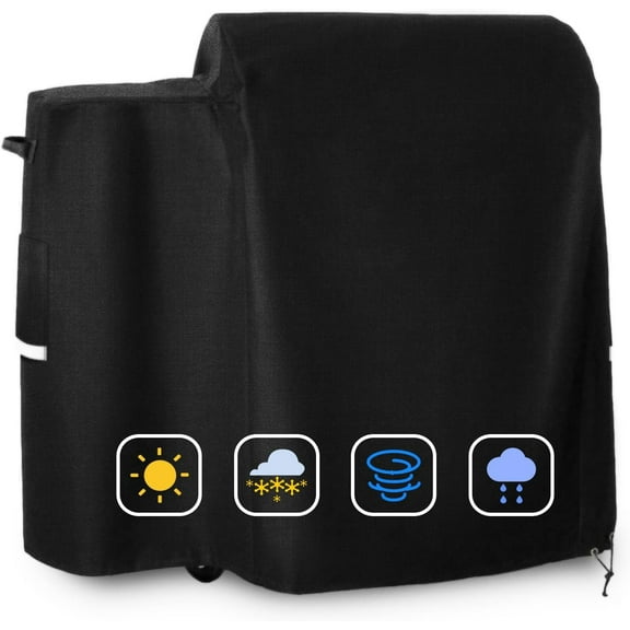 73700 Grill Cover for Pit Boss 700FB, Classic 700, Lexington 500 and Lexington 540 Series Wood Pellet Grills, All Weather Protection Heavy Duty 600D Waterproof Fabric BBQ Grill Cover with Handle