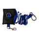 thumbnail image 3 of Cuerda de compañero de buceo Cinturón de buceo de nailon duradero con herrajes de acero inoxidable Bolsa de almacenamiento de color visible para facilitar su transporte Adecuado para Azul, 3 of 9