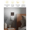 thumbnail image 4 of Night Lights Auto Sensor Pink Blue Aztec Boho Plug-in LED Nightlights Lamp Dusk to Dawn for Living Room, Bedroom, Bathroom, Hallway, Stairways Home Wall Decor, Tribal Geometric Pattern Night Light, 4 of 9
