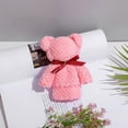 thumbnail image 4 of Naierhg 1 Set Gift Towel Soft Bear Shape Pineapple Pattern Coral Fleece Wedding Gift Infants Bath Towel Opening Ceremony Pink, 4 of 8