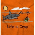 thumbnail image 2 of Funny Snorkel Shark Chase Beach Day Men's Graphic T Shirt Tees Brisco Brands X, 2 of 6