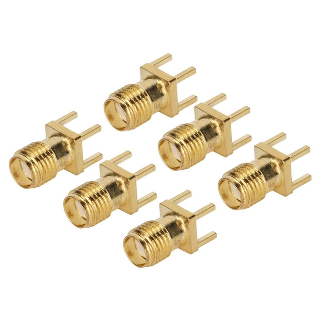 RF Coaxial Cable Adapter, Female Coax Line Connector Set 100Pcs Firm Connection Wide Application For Antenna