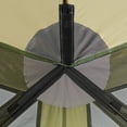 thumbnail image 4 of Pop Up Gazebo Tent, Pop-Up Screen Tent 6 Sided Canopy Sun Shelter with 6 Removable Privacy Wind Cloths & Mesh Windows, 10x10FT Quick Set Screen Tent with Mosquito Netting, Army Green, 4 of 6