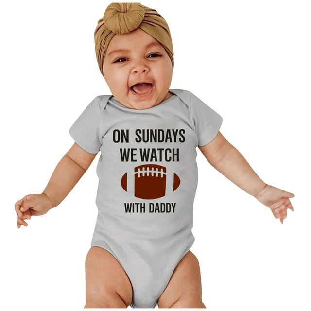 Catégorie de Produits Bodys pour Filles Titre du Produit Romper à Manches Courtes avec Imprimé de Rugby - Bébé Unisexe pour et Enfants