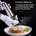 thumbnail image 4 of Advancent Molinillos de Metal de acero inoxidable a prueba de herrumbre accesorios para el hogar molinillo de sal herramienta de molienda de operación Cocina y Comedor Con estante Advancent HA065776-02, 4 of 6